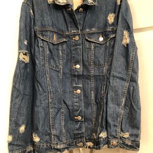 ZARA OVERSIZED DENIM JACKET